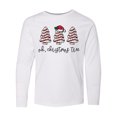 thumbnail image 1 of Inktastic Oh Christmas Tree Long Sleeve Youth T-Shirt, 1 of 5