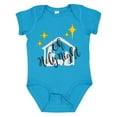 thumbnail image 1 of Inktastic Oh Holy Night Christmas Nativity with Yellow Stars Boys or Girls Baby Bodysuit, 1 of 5