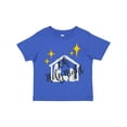 thumbnail image 1 of Inktastic Oh Holy Night Christmas Nativity with Yellow Stars Boys or Girls Toddler T-Shirt, 1 of 5