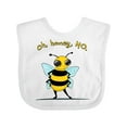 thumbnail image 1 of Inktastic Oh, Honey, No... Cute Bee Boys or Girls Baby Bib, 1 of 4