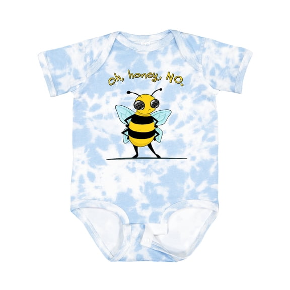 Inktastic Oh, Honey, No... Cute Bee Boys or Girls Baby Bodysuit