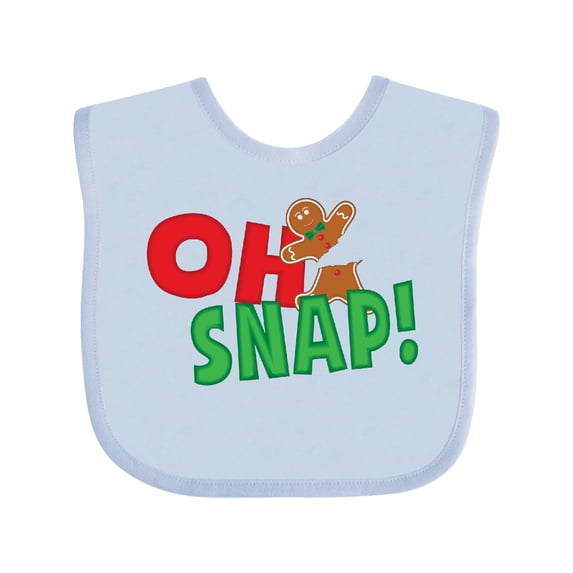 Inktastic Oh Snap Boys or Girls Baby Bib