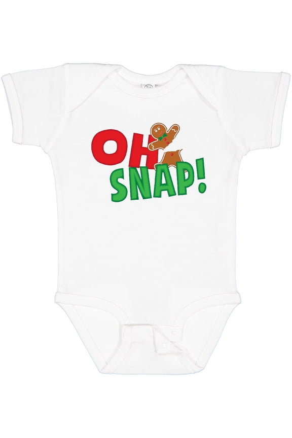Oh Snap Broken Gingerbread Boys or Girls Baby Bodysuit