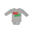 thumbnail image 1 of Inktastic Oh Snap Broken Gingerbread Boys or Girls Long Sleeve Baby Bodysuit, 1 of 5