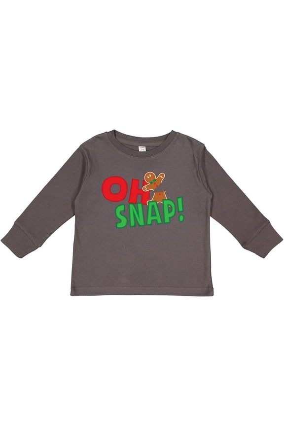 Oh Snap Broken Gingerbread Boys or Girls Long Sleeve Toddler T-Shirt