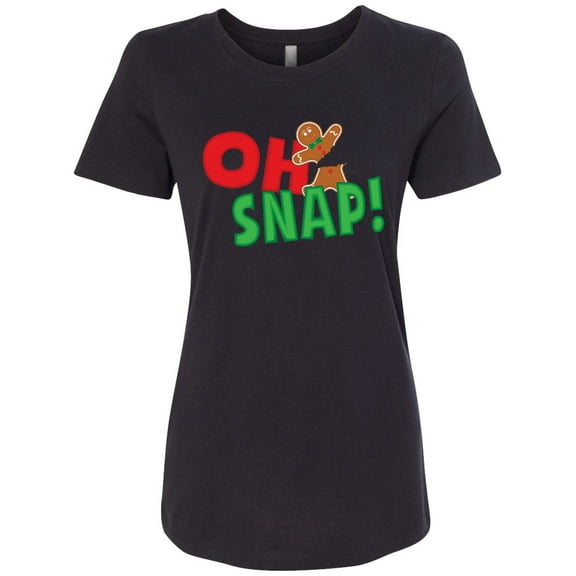 Inktastic Oh Snap Broken Gingerbread Women's T-Shirt