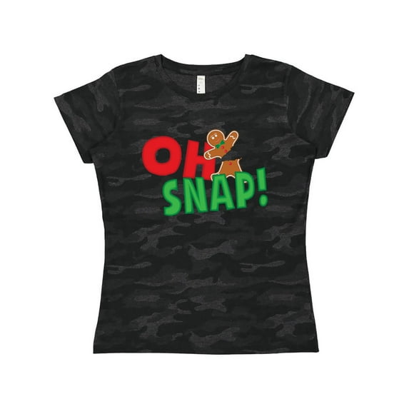 Inktastic Oh Snap Broken Gingerbread Women's T-Shirt