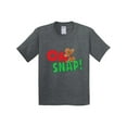 thumbnail image 1 of Inktastic Oh Snap Broken Gingerbread Youth T-Shirt, 1 of 5