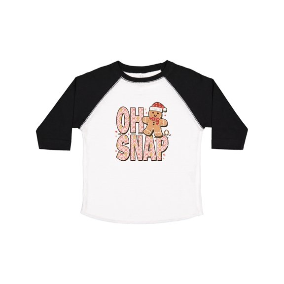 Inktastic Oh Snap Gingerbread Man Girls Toddler T-Shirt