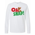 thumbnail image 1 of Inktastic Oh Snap Long Sleeve T-Shirt, 1 of 5