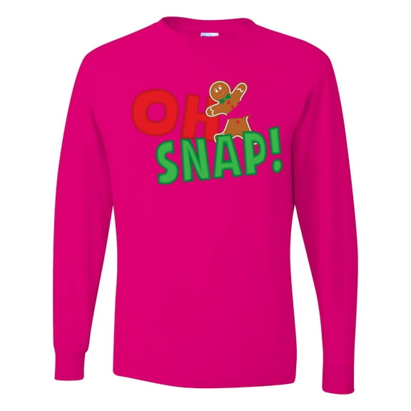 Inktastic Oh Snap Long Sleeve T-Shirt