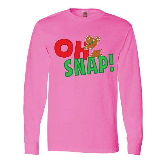 Inktastic Oh Snap Long Sleeve T-Shirt