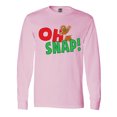 thumbnail image 1 of Inktastic Oh Snap Long Sleeve T-Shirt, 1 of 5