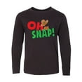 thumbnail image 1 of Inktastic Oh Snap Long Sleeve Youth T-Shirt, 1 of 5