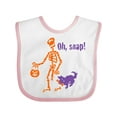 thumbnail image 1 of Inktastic Oh, Snap Skeleton Boys or Girls Baby Bib, 1 of 4