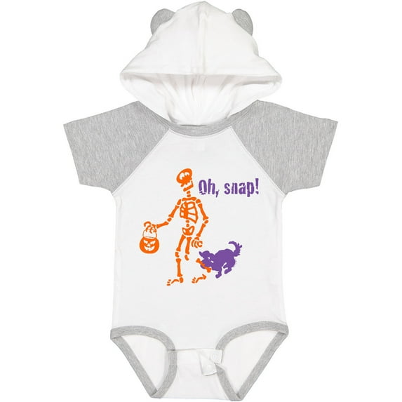 Inktastic Oh, Snap Skeleton Boys or Girls Baby Bodysuit
