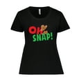 thumbnail image 1 of Inktastic Oh Snap Women's Plus Size T-Shirt, 1 of 5