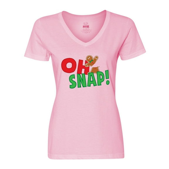 Inktastic Oh Snap Women's V-Neck T-Shirt