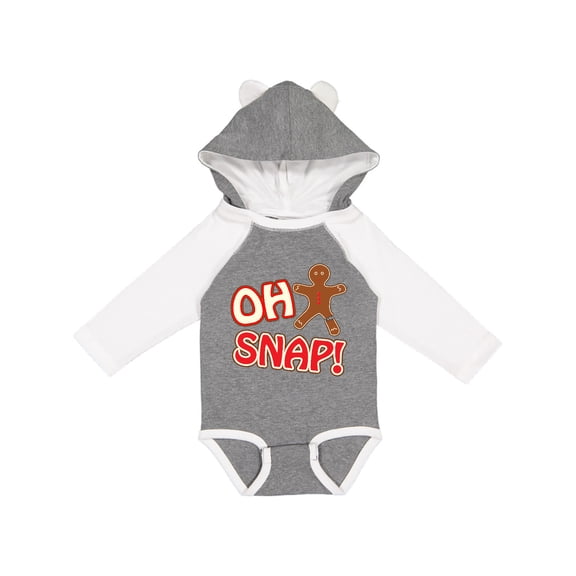 Inktastic Oh Snapbroken Gingerbread Boys or Girls Long Sleeve Baby Bodysuit
