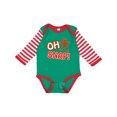 thumbnail image 1 of Inktastic Oh Snapbroken Gingerbread Boys or Girls Long Sleeve Baby Bodysuit, 1 of 5