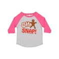 thumbnail image 1 of Inktastic Oh Snapbroken Gingerbread Boys or Girls Toddler T-Shirt, 1 of 5