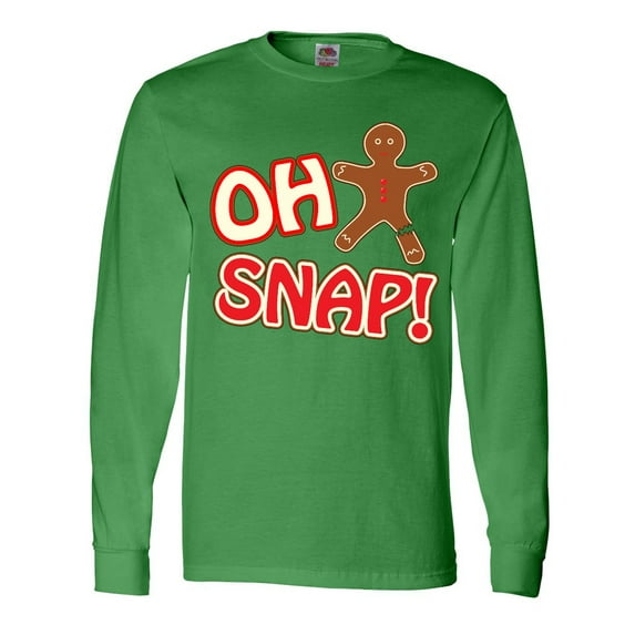 Inktastic Oh Snapbroken Gingerbread Long Sleeve T-Shirt
