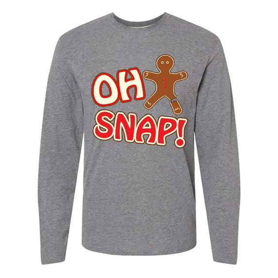 Inktastic Oh Snapbroken Gingerbread Long Sleeve T-Shirt