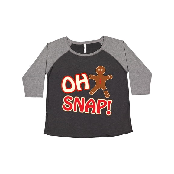 Inktastic Oh Snapbroken Gingerbread Women's Plus Size T-Shirt
