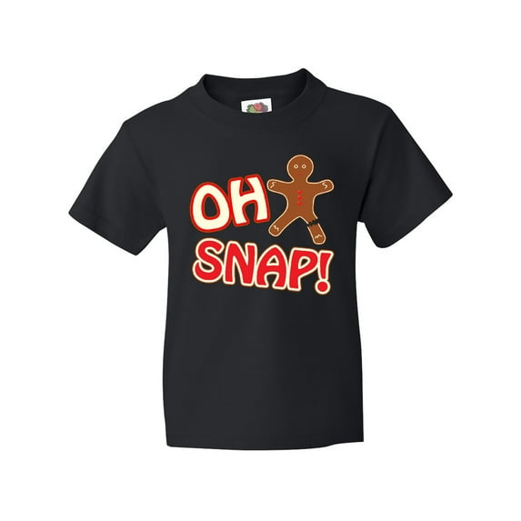 Inktastic Oh Snapbroken Gingerbread Youth T-Shirt