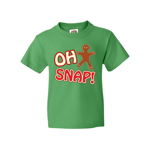 Inktastic Oh Snapbroken Gingerbread Youth T-Shirt