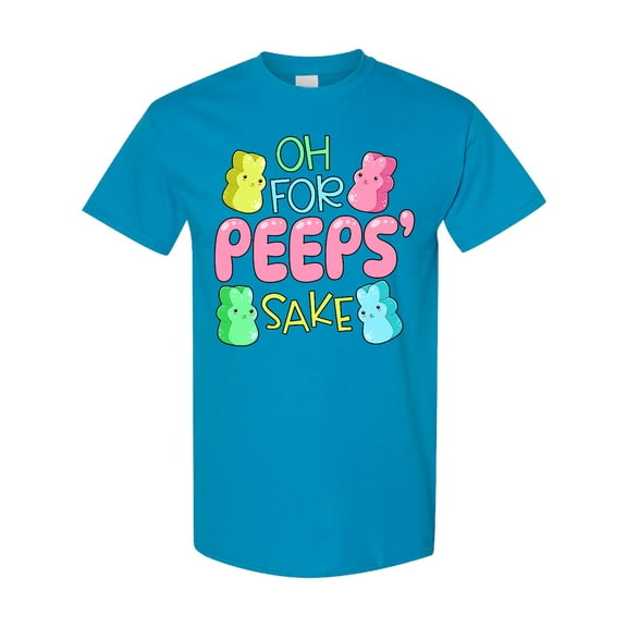 Inktastic Oh for Peeps' Sake Easter Bunnies T-Shirt
