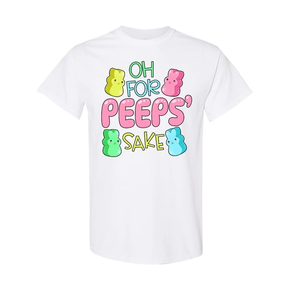 Inktastic Oh for Peeps' Sake Easter Bunnies T-Shirt