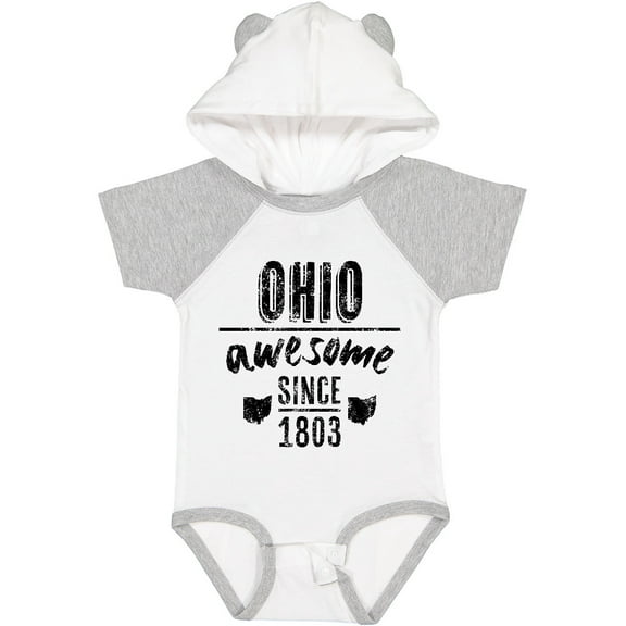 Inktastic Ohio Awesome Since 1803 Boys or Girls Baby Bodysuit