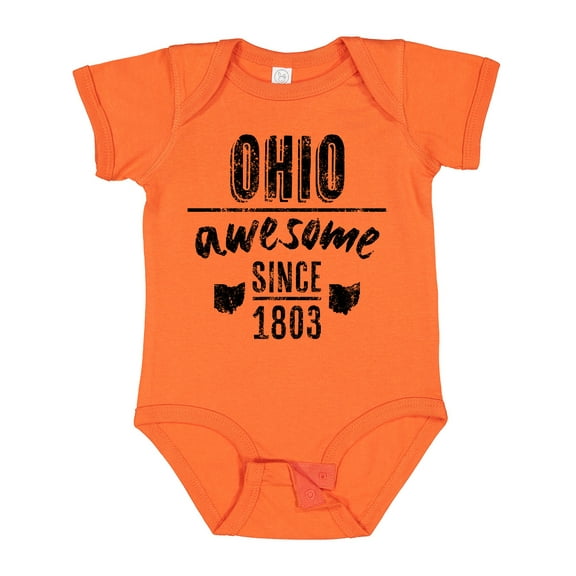 Inktastic Ohio Awesome Since 1803 Boys or Girls Baby Bodysuit