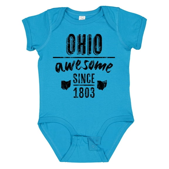 Inktastic Ohio Awesome Since 1803 Boys or Girls Baby Bodysuit