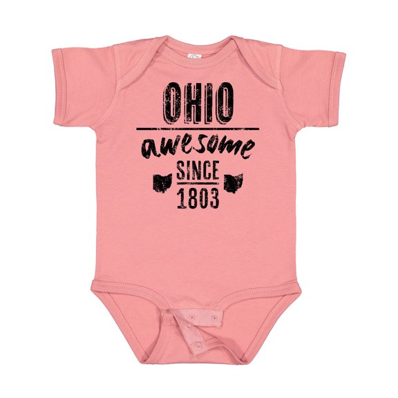 Inktastic Ohio Awesome Since 1803 Boys or Girls Baby Bodysuit