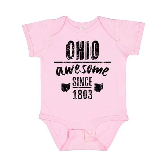 Inktastic Ohio Awesome Since 1803 Boys or Girls Baby Bodysuit