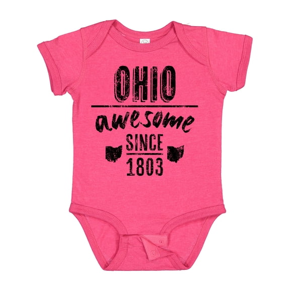 Inktastic Ohio Awesome Since 1803 Boys or Girls Baby Bodysuit