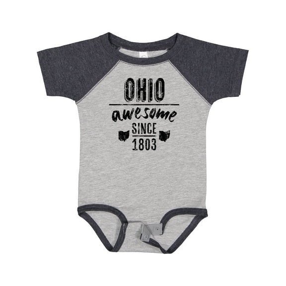 Inktastic Ohio Awesome Since 1803 Boys or Girls Baby Bodysuit