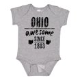 thumbnail image 1 of Inktastic Ohio Awesome Since 1803 Boys or Girls Baby Bodysuit, 1 of 5