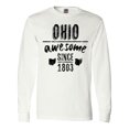 thumbnail image 1 of Inktastic Ohio Awesome Since 1803 Long Sleeve T-Shirt, 1 of 5