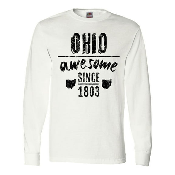Inktastic Ohio Awesome Since 1803 Long Sleeve T-Shirt