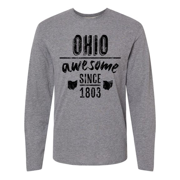 Inktastic Ohio Awesome Since 1803 Long Sleeve T-Shirt
