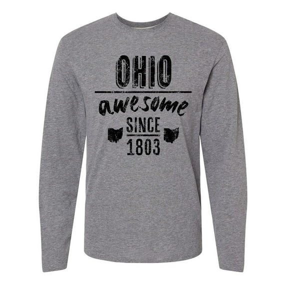 Inktastic Ohio Awesome Since 1803 Long Sleeve T-Shirt
