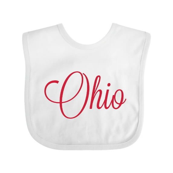 Inktastic Ohio Boys or Girls Baby Bib
