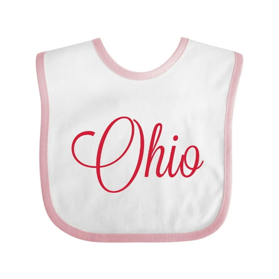Inktastic Ohio Boys or Girls Baby Bib