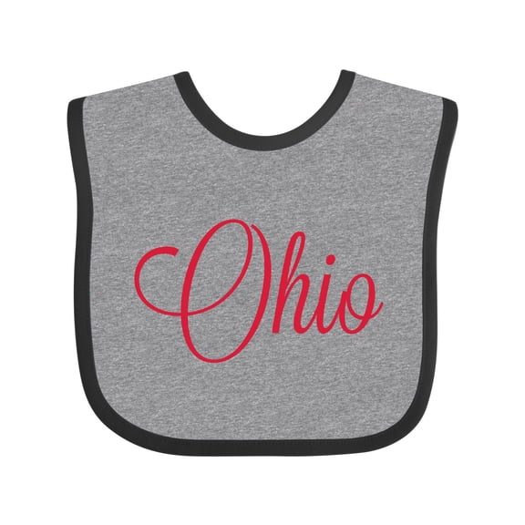 Inktastic Ohio Boys or Girls Baby Bib