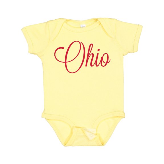 Inktastic Ohio Boys or Girls Baby Bodysuit