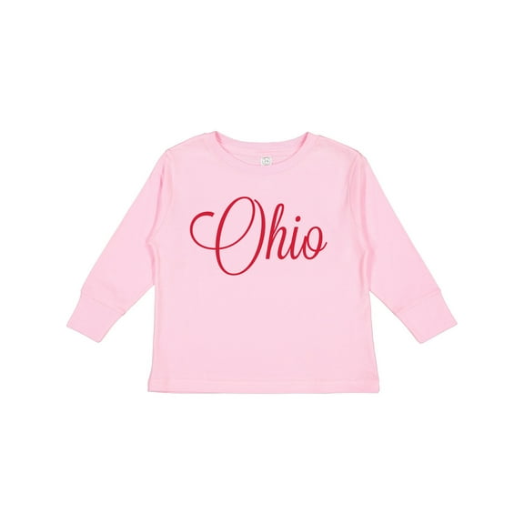 Inktastic Ohio Boys or Girls Long Sleeve Toddler T-Shirt
