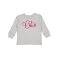 thumbnail image 1 of Inktastic Ohio Boys or Girls Long Sleeve Toddler T-Shirt, 1 of 5